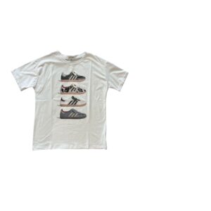 T-Shirt Sneakers Bianca/Grigia
